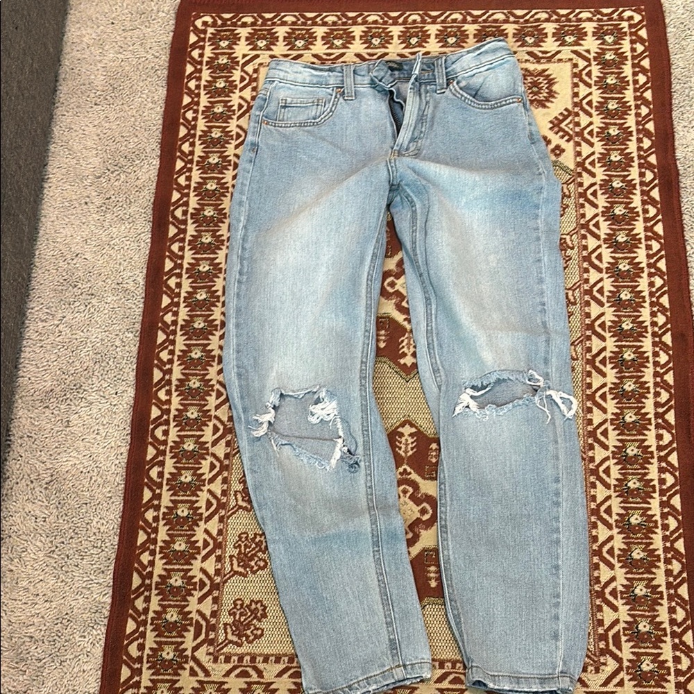 Wild Fable Light Blue Distressed Boyfriend Jeans